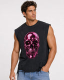 Sleeveless Skull Graphic Tees and Tank Tops for Summer Streetwear