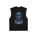 Raw Edge Cotton Tank Top