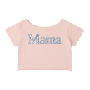 Off-Shoulder Rolled Hem Cotton T-Shirt