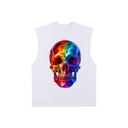 Raw Edge Cotton Tank Top
