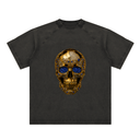 Vintage Washed Raglan Cotton T-Shirt