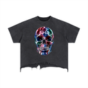 Vintage Wash Boxy Distressed Hem T-Shirt