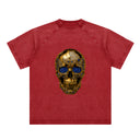Vintage Washed Raglan Cotton T-Shirt