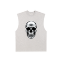 Raw Edge Cotton Tank Top