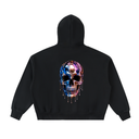 Fleeced Full-Zip Boxy Hoodie