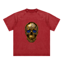 Vintage Washed Raglan Cotton T-Shirt