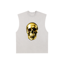 Raw Edge Cotton Tank Top