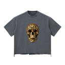 Snow Wash Raw-Hem Boxy T-shirt