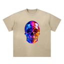 Hand-Frayed Sunfade Paint Splatter T-Shirt