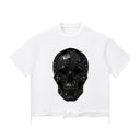 Snow Wash Raw-Hem Boxy T-shirt