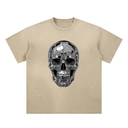Hand-Frayed Sunfade Paint Splatter T-Shirt