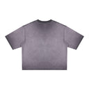 Hyper-Realistic 3D Metallic Skull Tee – Vibrant Chrome Streetwear