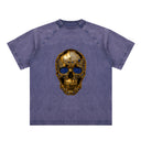 Vintage Washed Raglan Cotton T-Shirt