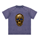 Vintage Washed Raglan Cotton T-Shirt