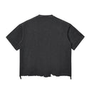Snow Wash Raw-Hem Boxy T-shirt