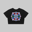 Baby tee with gemstones