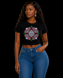 Ruby Garden — Slim-Fit Bow-Back Crop
