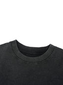 Vintage Wash Boxy Distressed Hem T-Shirt