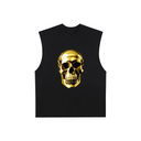 Raw Edge Cotton Tank Top