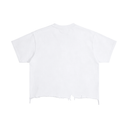 Vintage Wash Boxy Distressed Hem T-Shirt