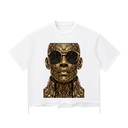 Snow Wash Raw-Hem Boxy T-shirt