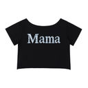 Off-Shoulder Rolled Hem Cotton T-Shirt