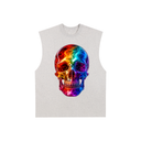Raw Edge Cotton Tank Top