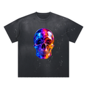 Hand-Frayed Sunfade Paint Splatter T-Shirt