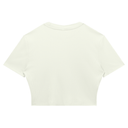 Women's Slim Ribbed Crop T-Shirt