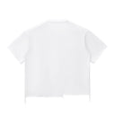 Snow Wash Raw-Hem Boxy T-shirt