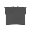 Raw Edge Boxy Non-Shrink T-Shirt