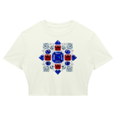 Women's Slim Ribbed Crop T-Shirt