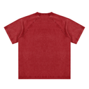 Vintage Washed Raglan Cotton T-Shirt