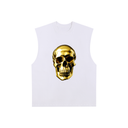 Raw Edge Cotton Tank Top