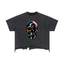 Vintage Wash Boxy Distressed Hem T-Shirt