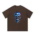 Liquid Metal Dripping Skull T-Shirt