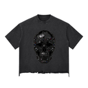 Snow Wash Raw-Hem Boxy T-shirt