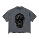 Snow Wash Raw-Hem Boxy T-shirt