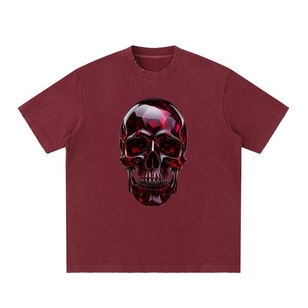 Heavyweight Vintage Washed Frayed T-Shirt