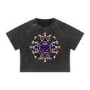 Women's Mineral Wash Raglan Crop T-Shirt