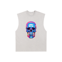 Raw Edge Cotton Tank Top