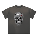 Hand-Frayed Sunfade Paint Splatter T-Shirt