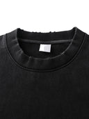 Heavyweight Vintage Washed Frayed T-Shirt