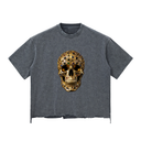 Snow Wash Raw-Hem Boxy T-shirt