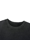 Vintage Wash Boxy Distressed Hem T-Shirt