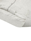 Essential Cropped Zip-Up Hoodie