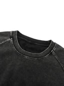 Women's Mineral Wash Raglan Crop T-Shirt